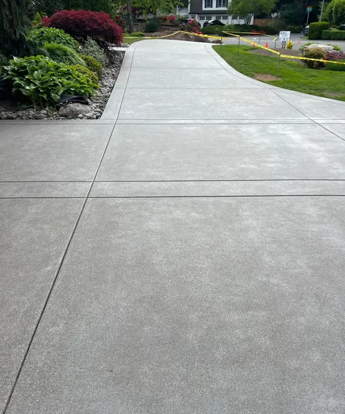 Broom Finish Patio,Stairs System And Planters in Kent 